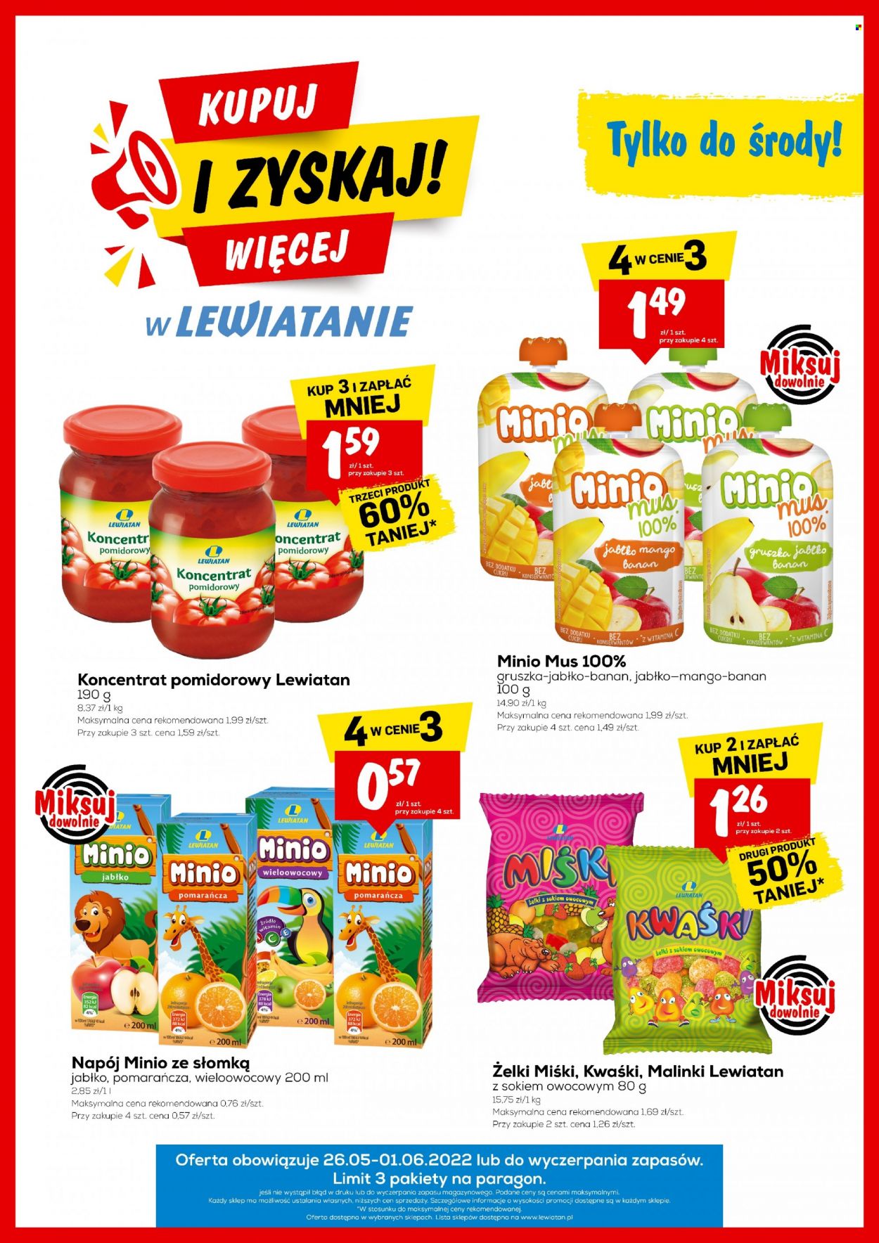 Gazetka Lewiatan - 26.05.2022 - 1.06.2022. Strona 1