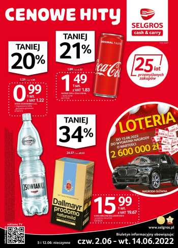 Gazetka Selgros - 2.06.2022 - 14.06.2022.