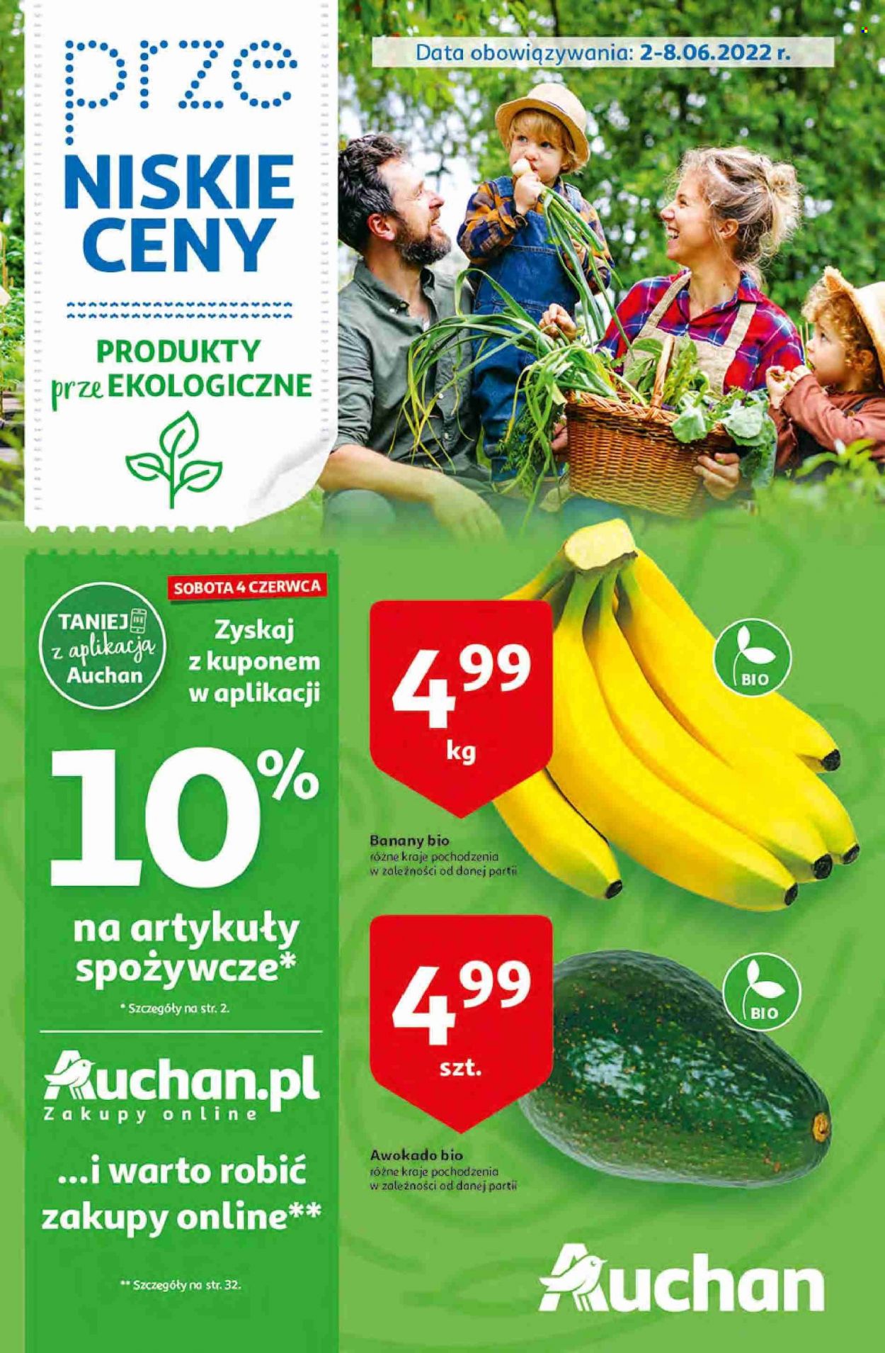 Gazetka Auchan - 2.06.2022 - 8.06.2022. Strona 1