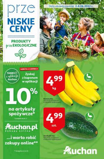 Gazetka Auchan - 2.06.2022 - 8.06.2022.