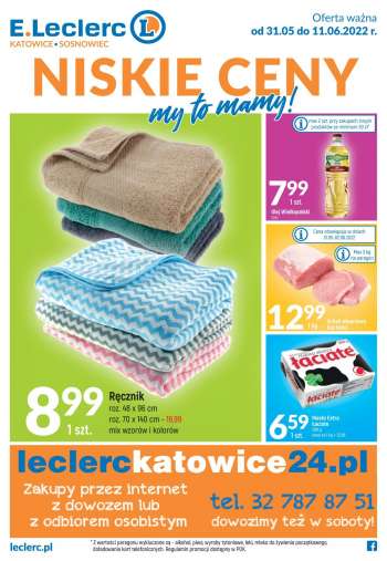 Gazetka E.Leclerc - 31.05.2022 - 11.06.2022.