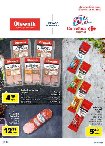 Gazetka Carrefour Market - 23.05.2022 - 5.06.2022.