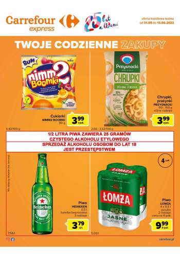 Gazetka Carrefour Express - 31.05.2022 - 13.06.2022.