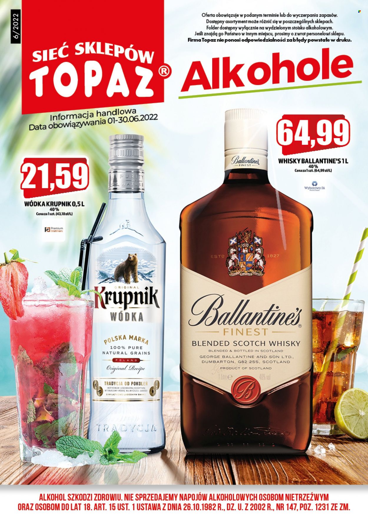 Gazetka Topaz - 1.06.2022 - 30.06.2022. Strona 1
