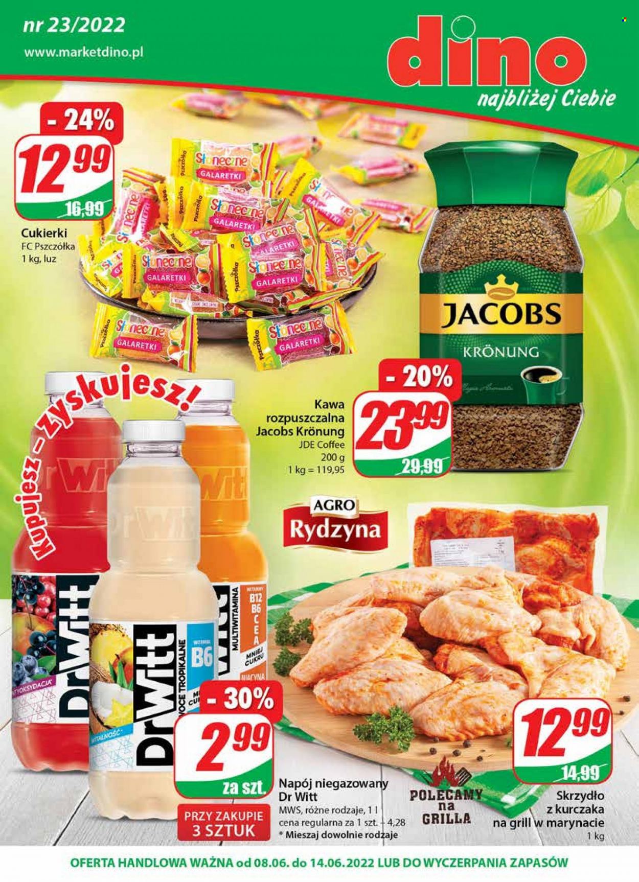 Gazetka Dino - 8.06.2022 - 14.06.2022. Strona 1