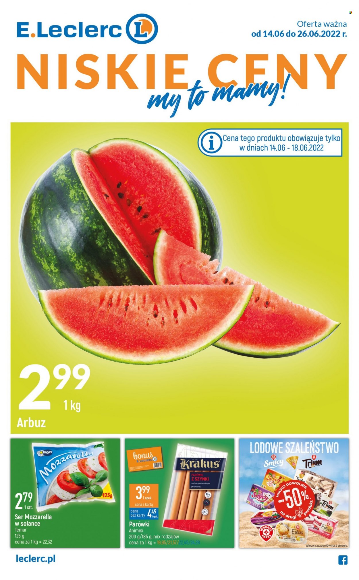 Gazetka E.Leclerc - 14.06.2022 - 26.06.2022. Strona 1