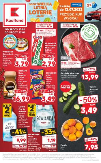 Gazetka Kaufland - 15.06.2022 - 22.06.2022.