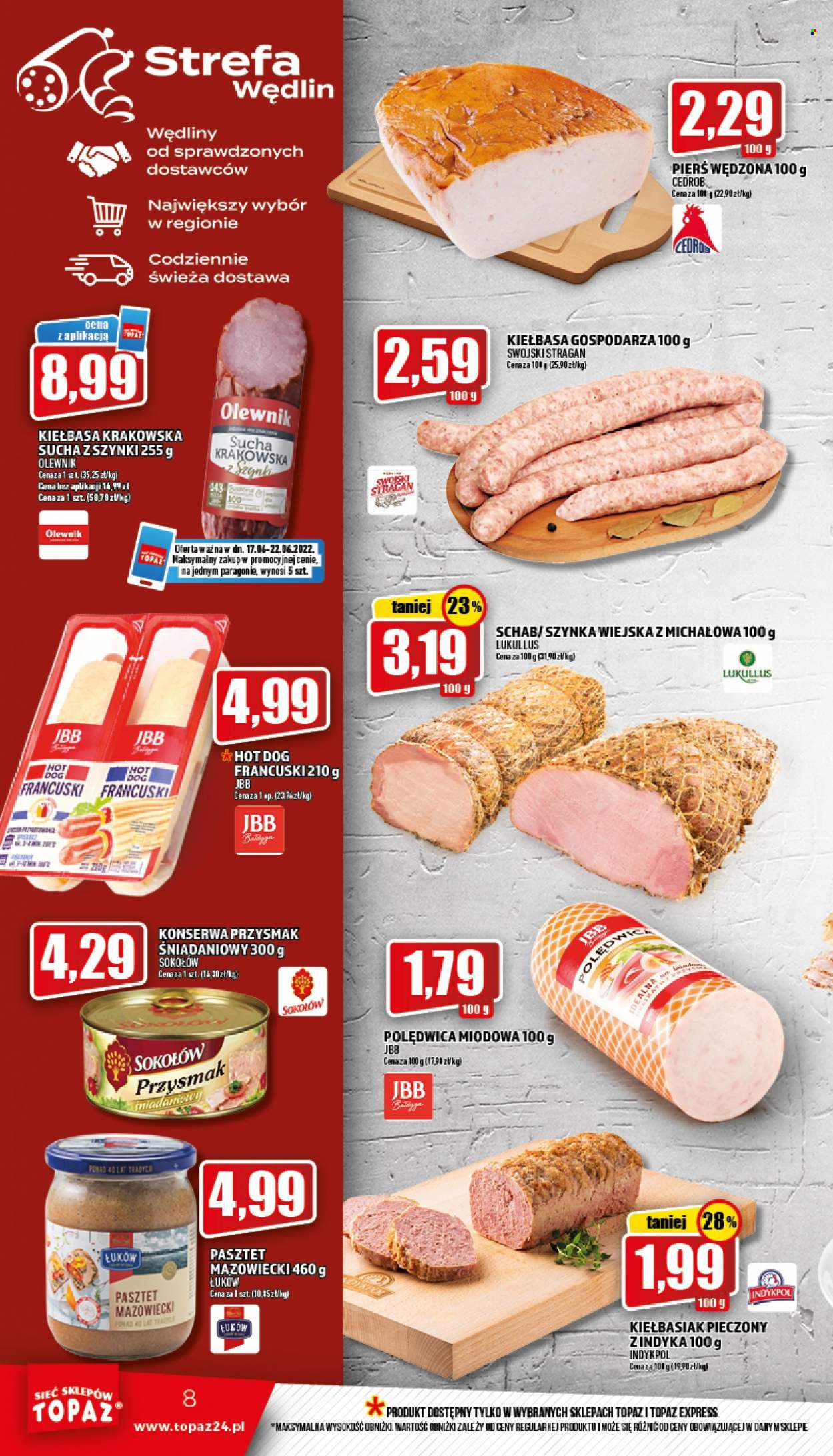 Gazetka Topaz - 17.06.2022 - 22.06.2022. Strona 8