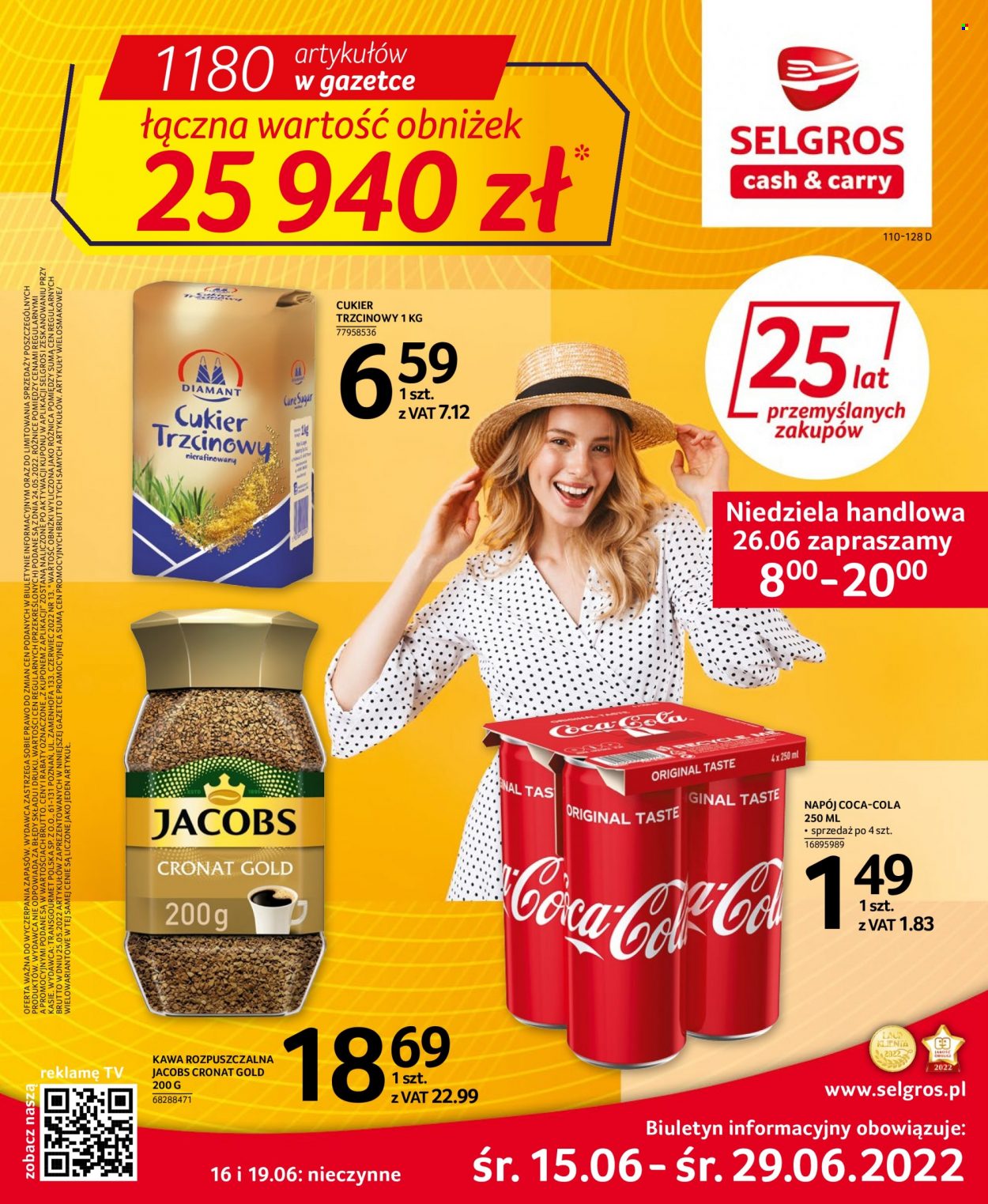Gazetka Selgros - 15.06.2022 - 29.06.2022. Strona 1