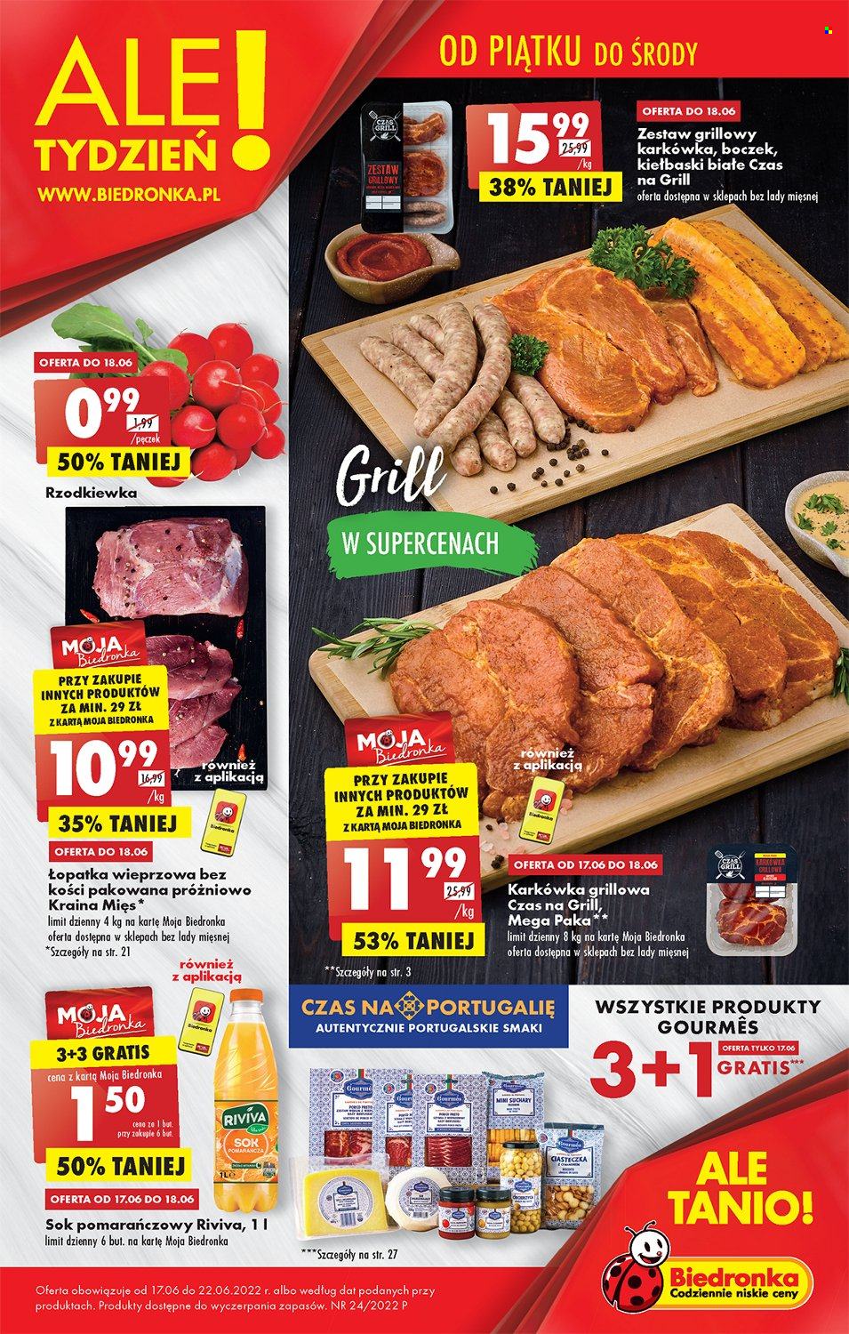 Gazetka Biedronka - 17.06.2022 - 22.06.2022. Strona 1