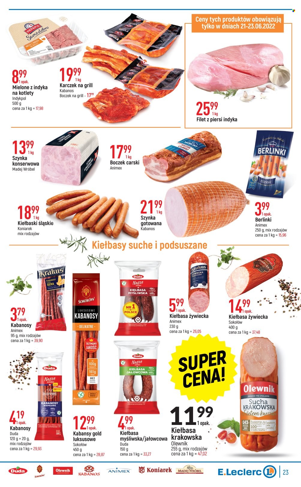 Gazetka E.Leclerc - 21.06.2022 - 2.07.2022. Strona 23