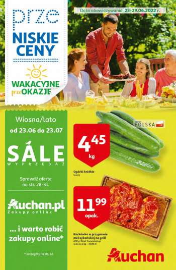 Gazetka Auchan - 23.06.2022 - 29.06.2022.