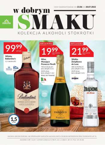Gazetka Stokrotka Supermarket - 23.06.2022 - 20.07.2022.