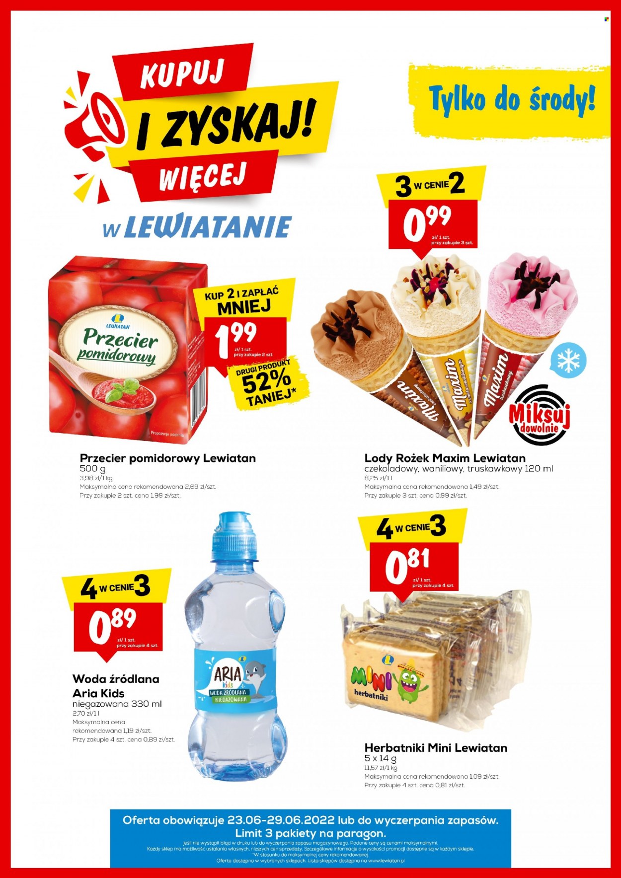 Gazetka Lewiatan - 23.06.2022 - 29.06.2022. Strona 1