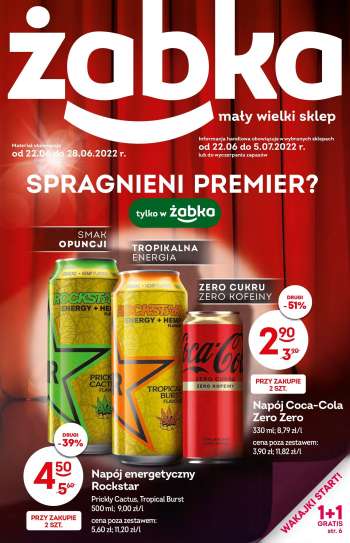 Gazetka Żabka - 22.06.2022 - 5.07.2022.