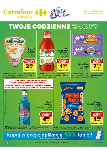 Gazetka Carrefour Express - 28.06.2022 - 4.07.2022.