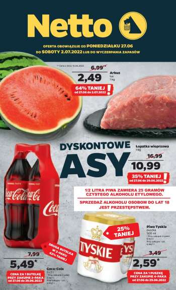 Gazetka Netto - 27.06.2022 - 2.07.2022.