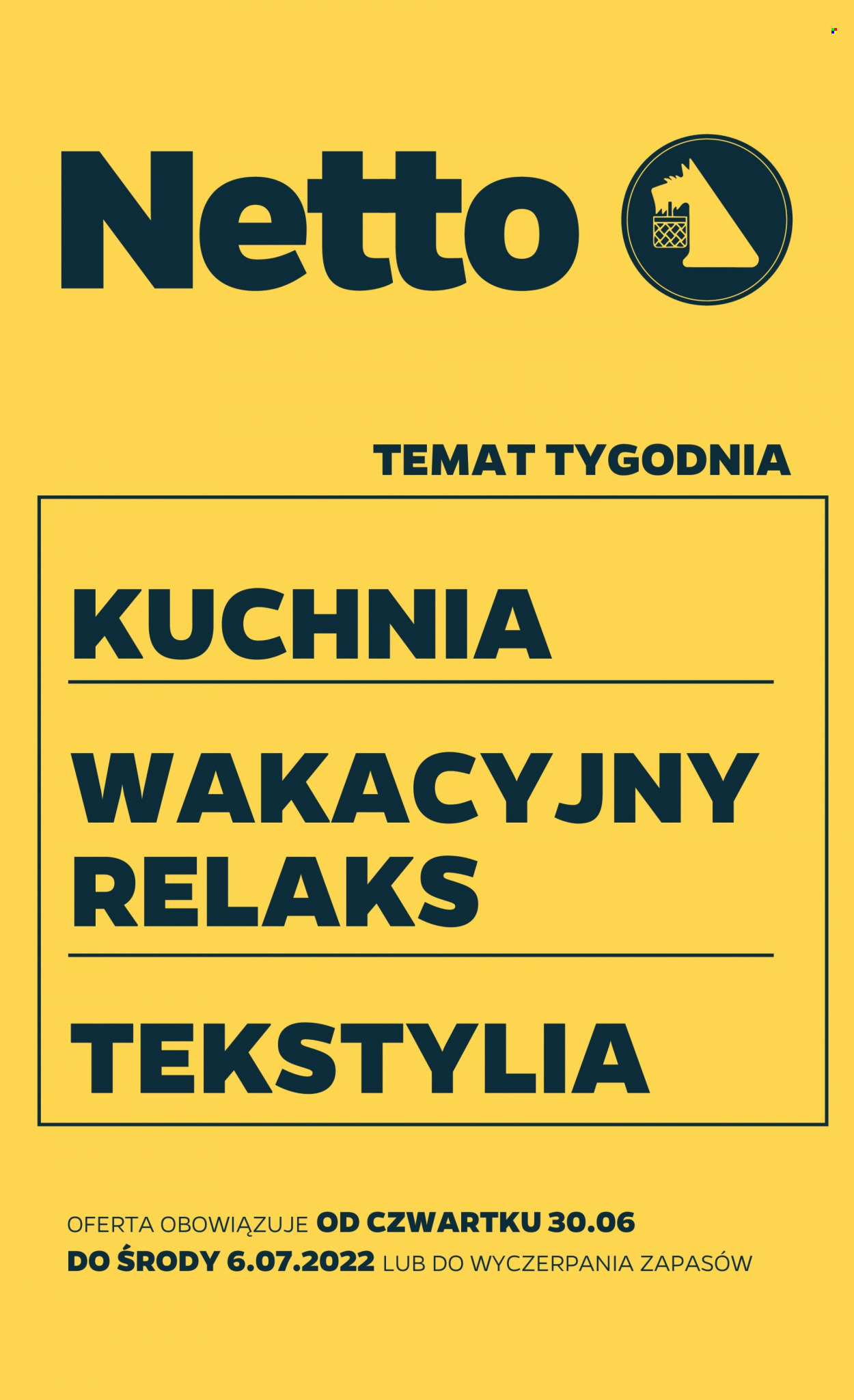 Gazetka Netto - 30.06.2022 - 6.07.2022. Strona 1