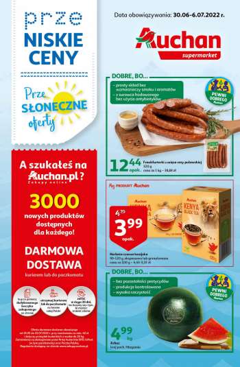 Gazetka Auchan - 30.06.2022 - 6.07.2022.