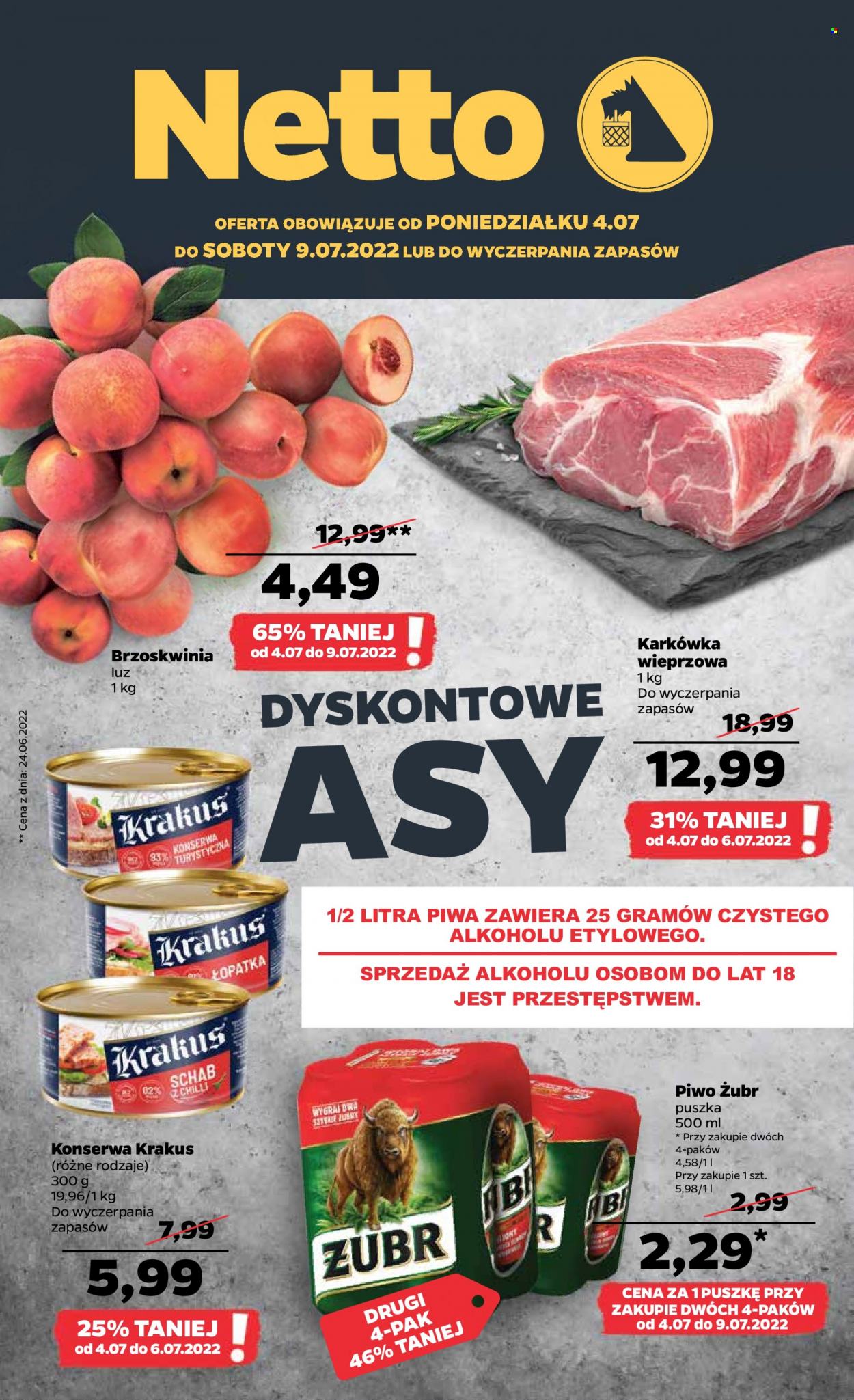 Gazetka Netto - 4.07.2022 - 9.07.2022. Strona 1