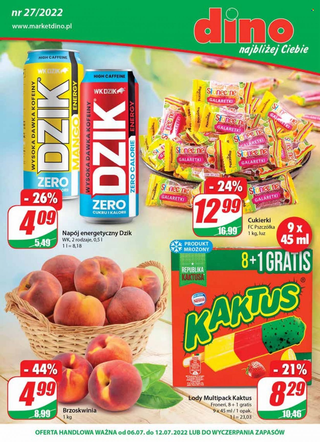 Gazetka Dino - 6.07.2022 - 12.07.2022. Strona 1