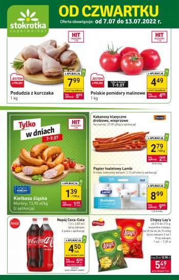 Gazetka Stokrotka Supermarket - 7.07.2022 - 13.07.2022.