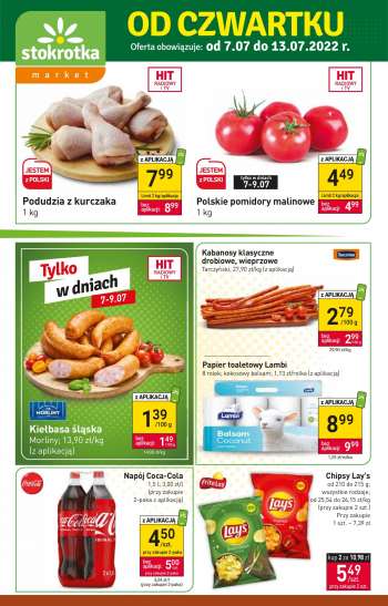 Gazetka Stokrotka Market - 7.07.2022 - 13.07.2022.