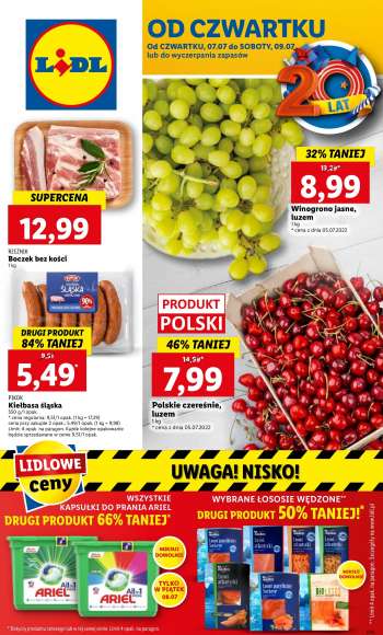 Gazetka Lidl - 7.07.2022 - 9.07.2022.