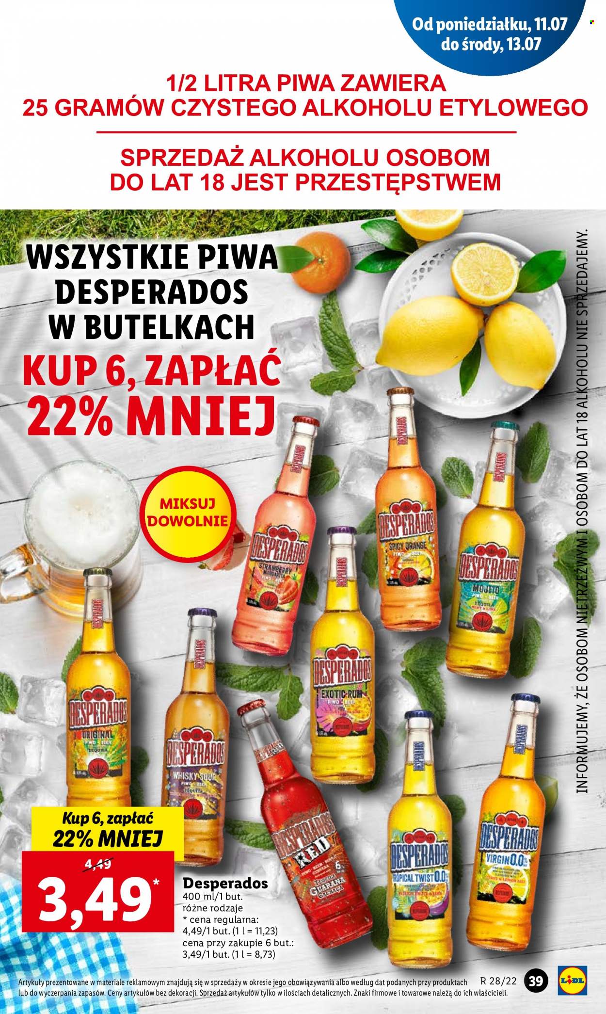 Gazetka Lidl - 11.07.2022 - 11.07.2022. Strona 39