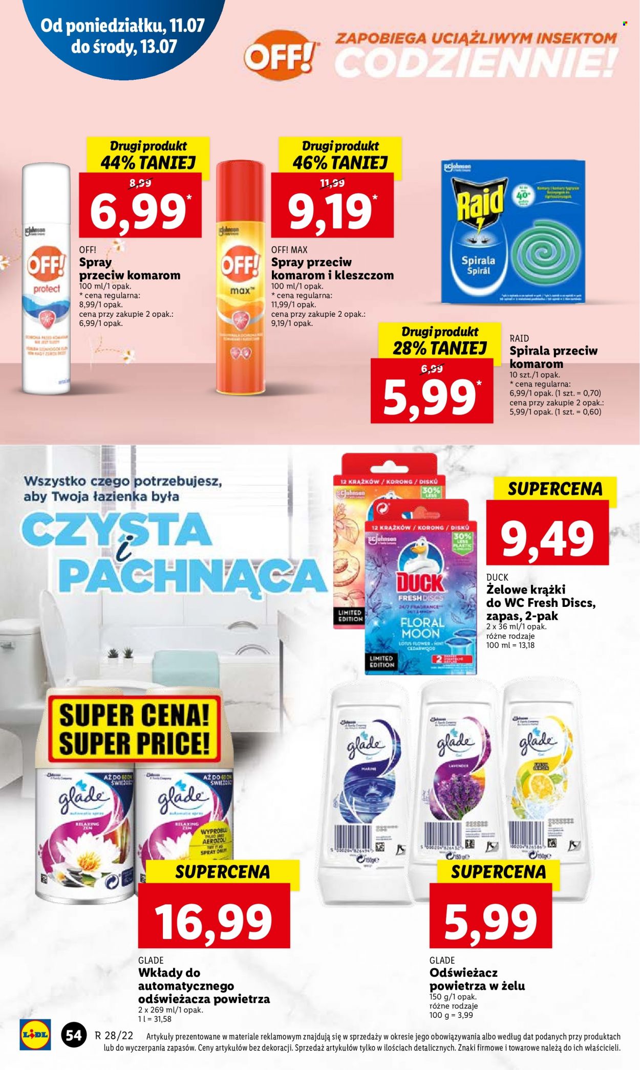 Gazetka Lidl - 11.07.2022 - 11.07.2022. Strona 54