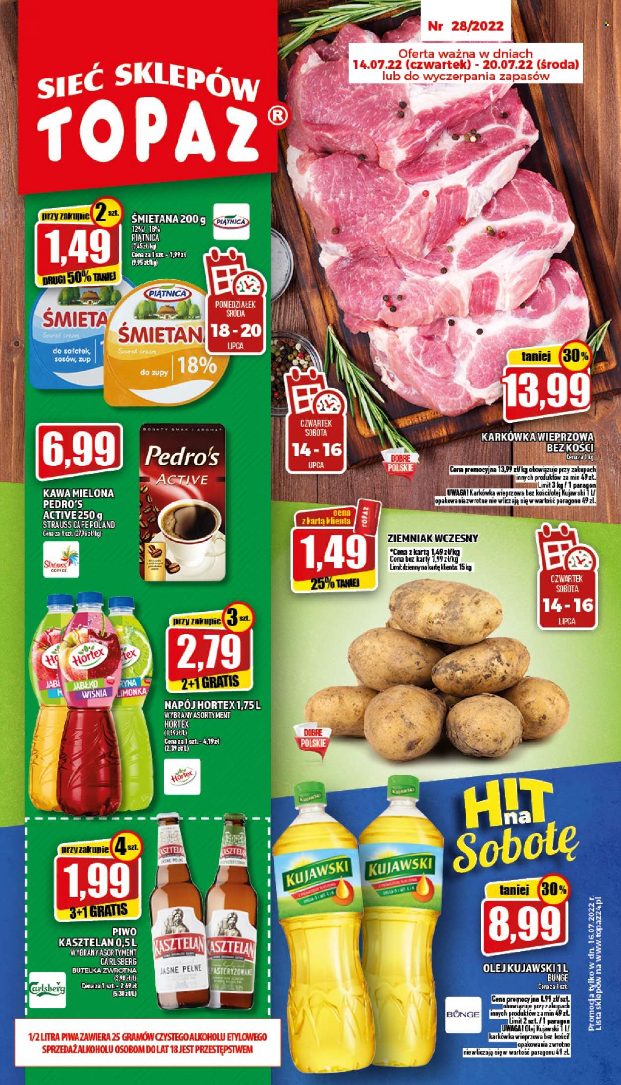 Gazetka Topaz - 14.07.2022 - 20.07.2022. Strona 1