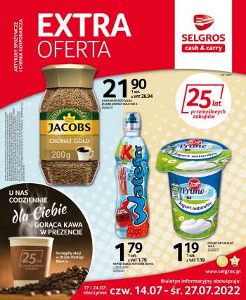 Gazetka Selgros - 14.07.2022 - 27.07.2022.