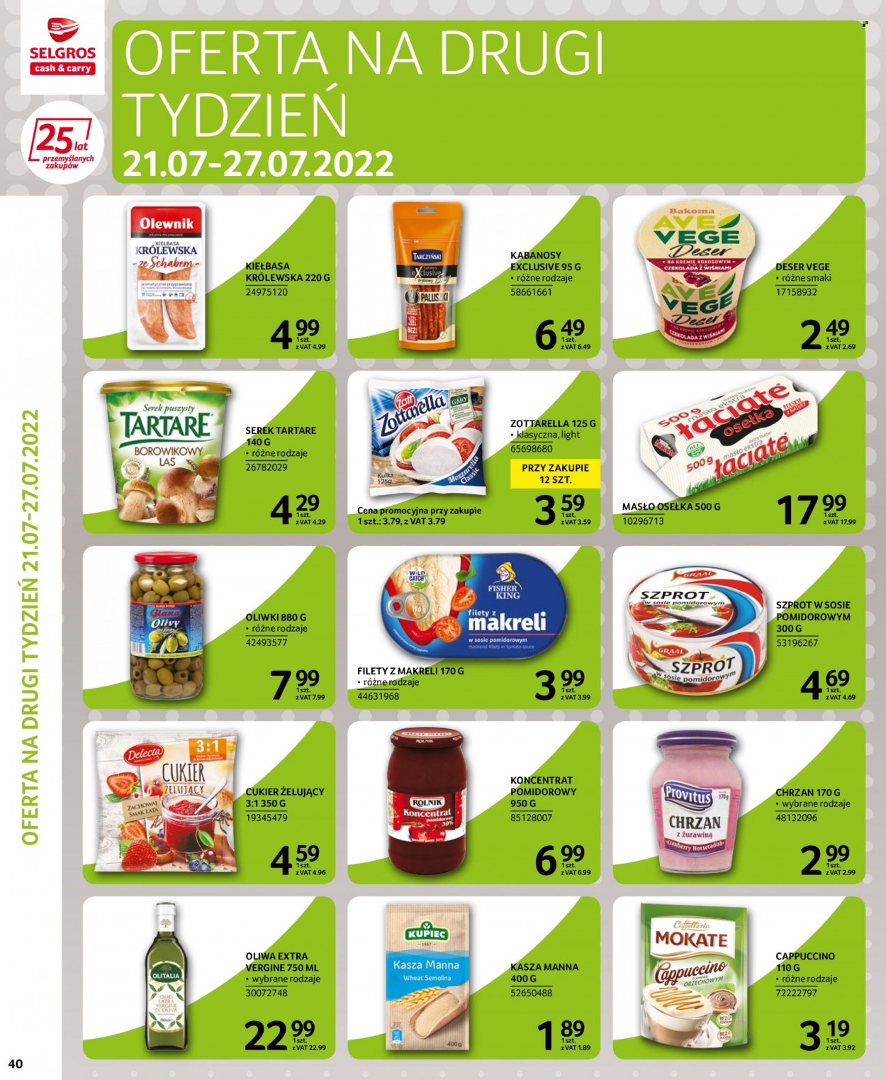 Gazetka Selgros - 14.07.2022 - 27.07.2022. Strona 40