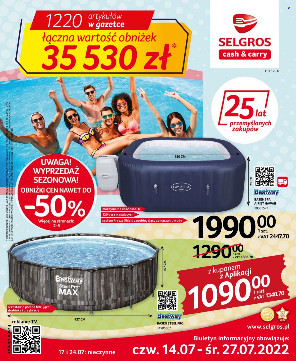 Gazetka Selgros - 14.07.2022 - 27.07.2022. Strona 1