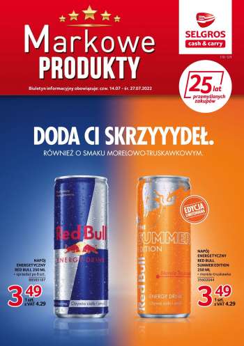 Gazetka Selgros - 14.07.2022 - 27.07.2022.