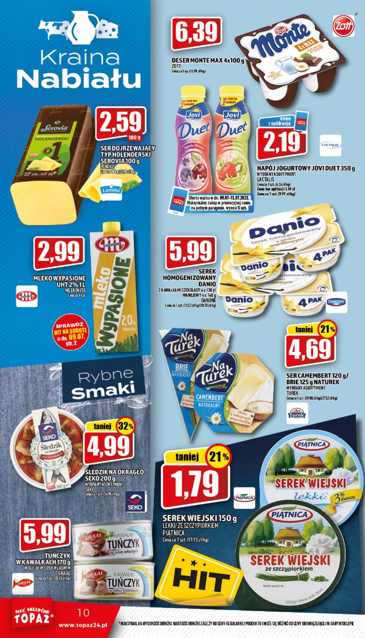 Gazetka Topaz - 9.07.2022 - 13.07.2022. Strona 10