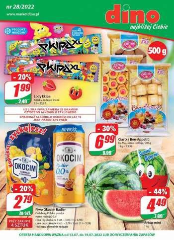 Gazetka Dino - 13.07.2022 - 19.07.2022.