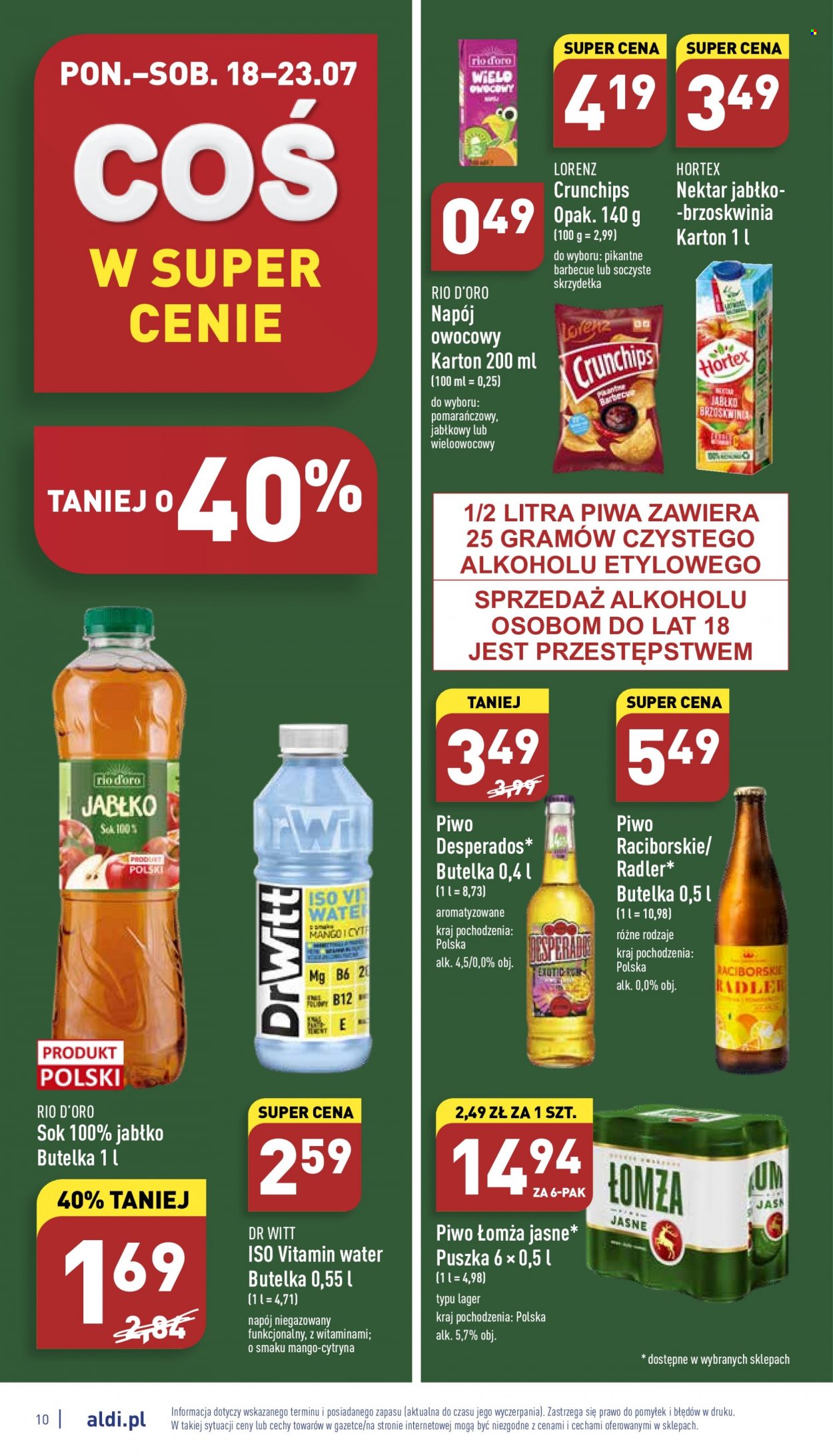 Gazetka ALDI - 18.07.2022 - 23.07.2022. Strona 10