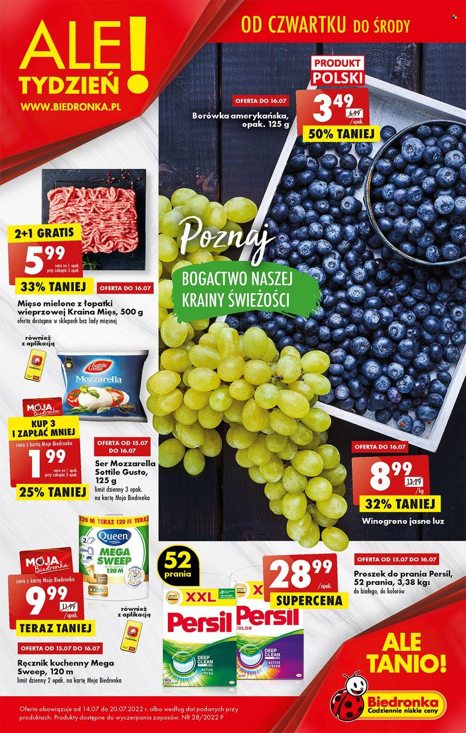 Gazetka Biedronka - 14.07.2022 - 20.07.2022. Strona 1