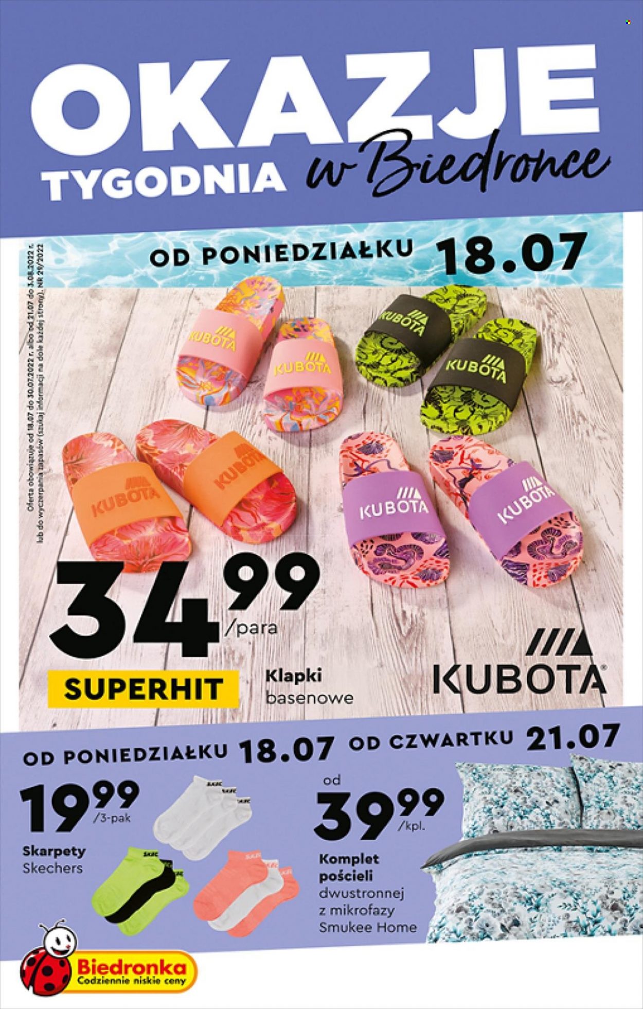 Gazetka Biedronka - 18.07.2022 - 3.08.2022. Strona 1