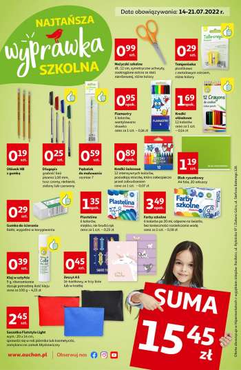 Gazetka Auchan - 14.07.2022 - 21.07.2022.