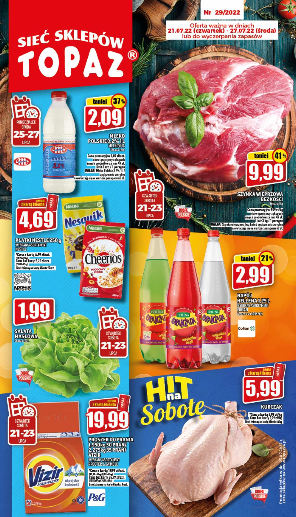 Gazetka Topaz - 21.07.2022 - 27.07.2022. Strona 1