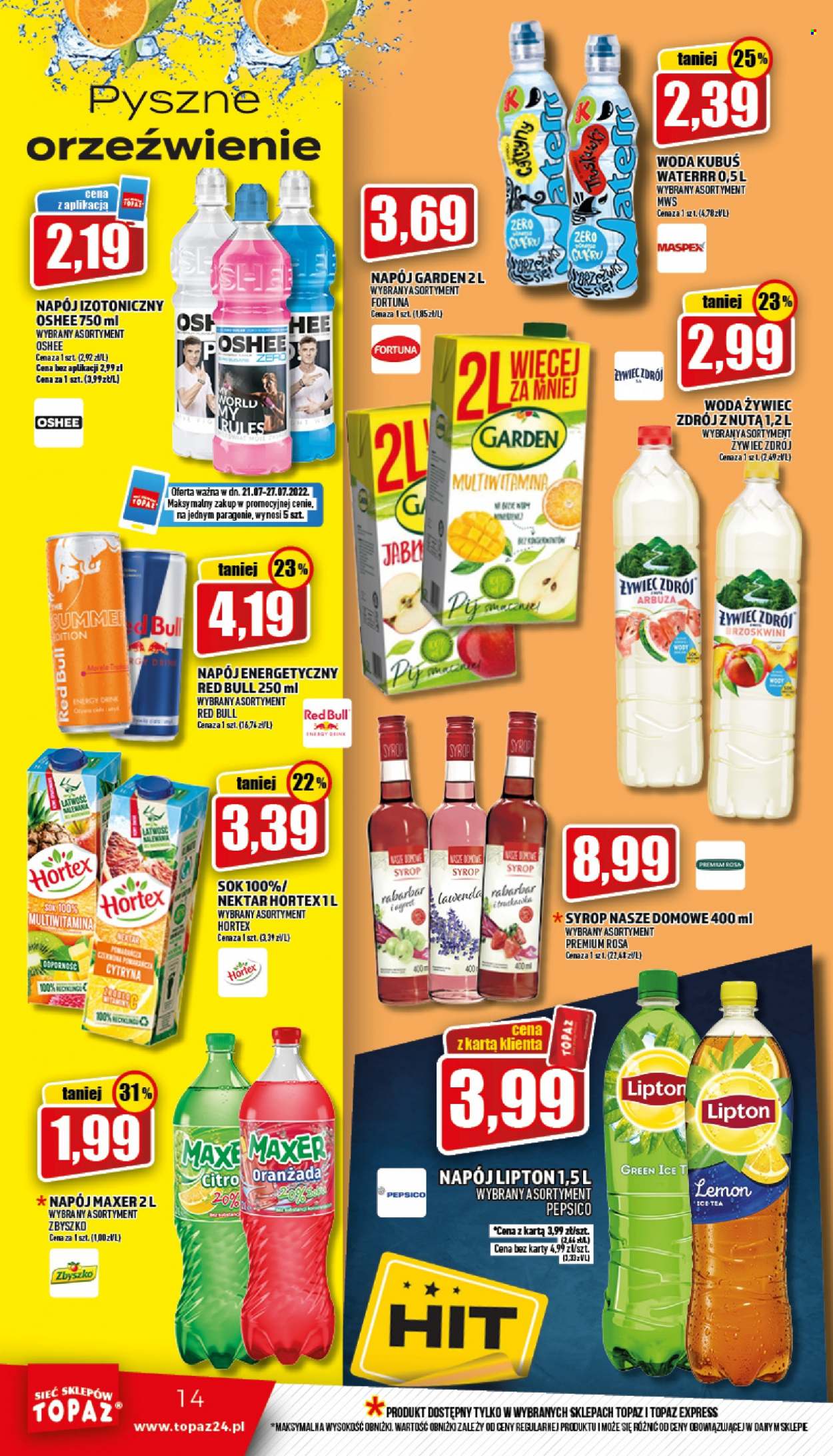 Gazetka Topaz - 21.07.2022 - 27.07.2022. Strona 14