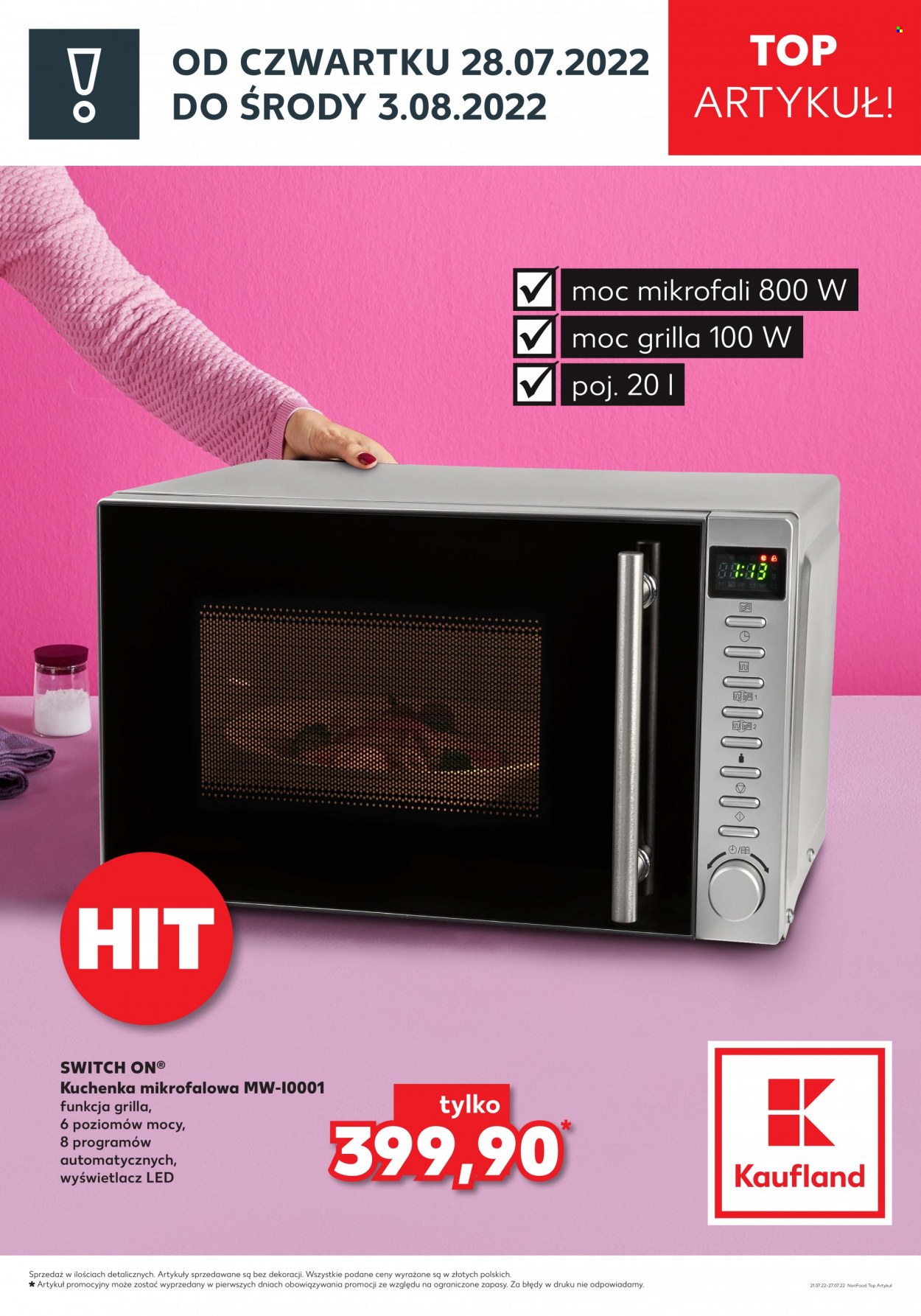 Gazetka Kaufland - 28.07.2022 - 3.08.2022. Strona 1