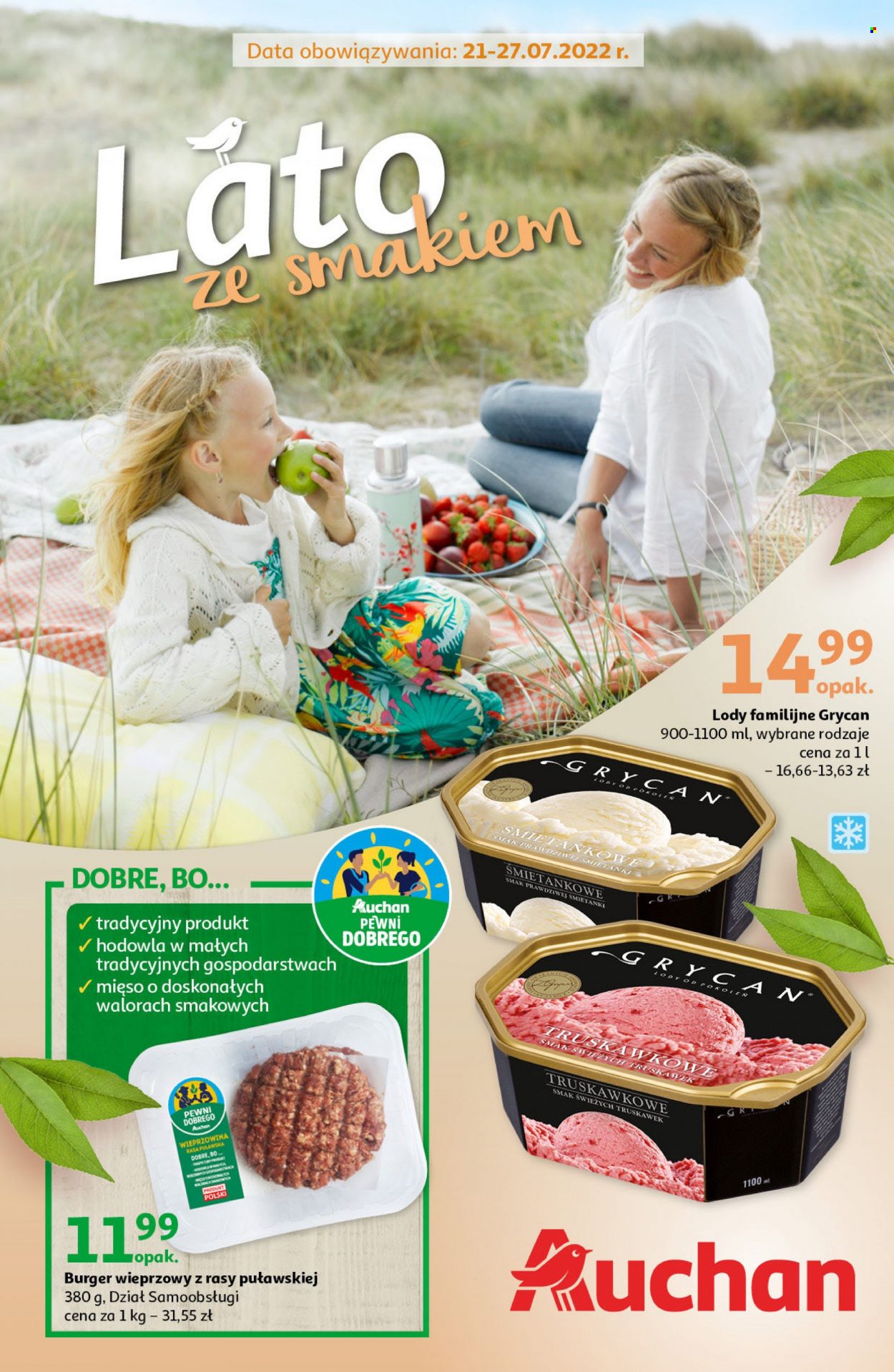 Gazetka Auchan - 21.07.2022 - 27.07.2022. Strona 1