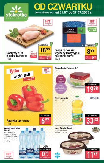 Gazetka Stokrotka Supermarket - 21.07.2022 - 27.07.2022.