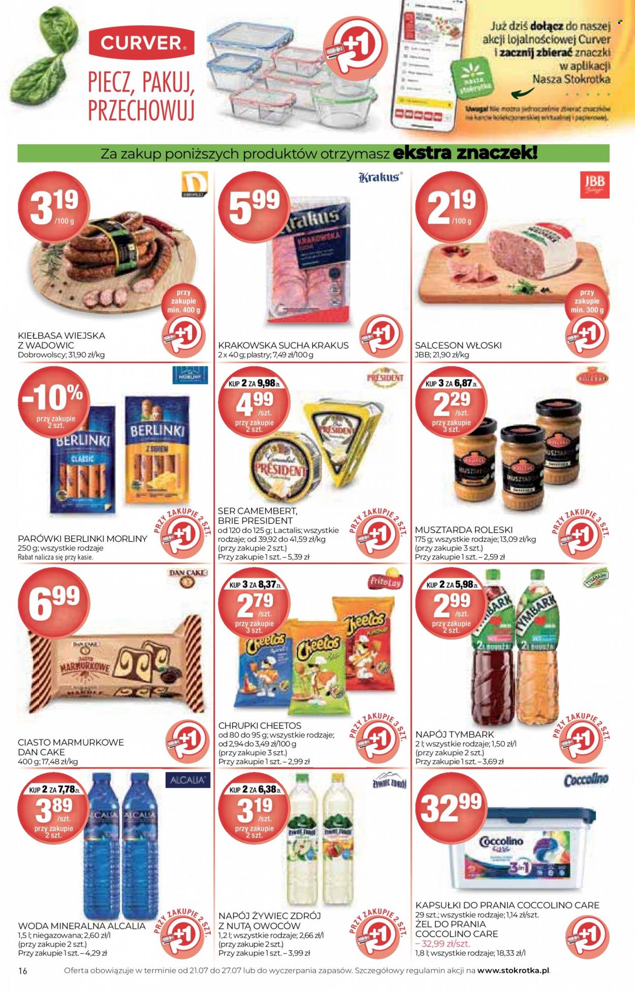 Gazetka Stokrotka Supermarket - 21.07.2022 - 27.07.2022. Strona 16