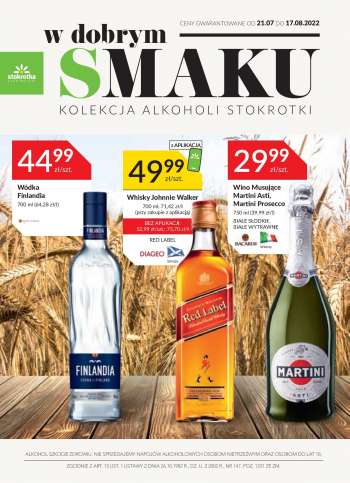 Gazetka Stokrotka Supermarket - 21.07.2022 - 17.08.2022.