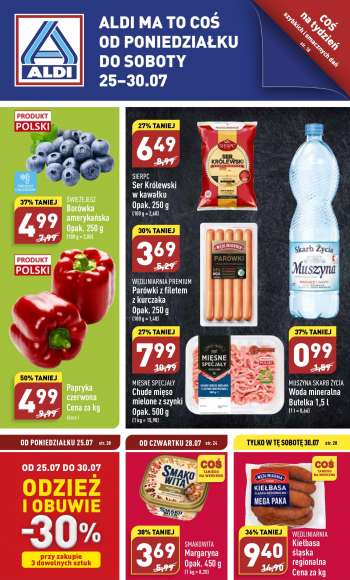 Gazetka ALDI - 25.07.2022 - 30.07.2022.