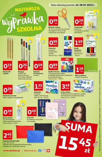 Gazetka Auchan - 22.07.2022 - 28.07.2022.